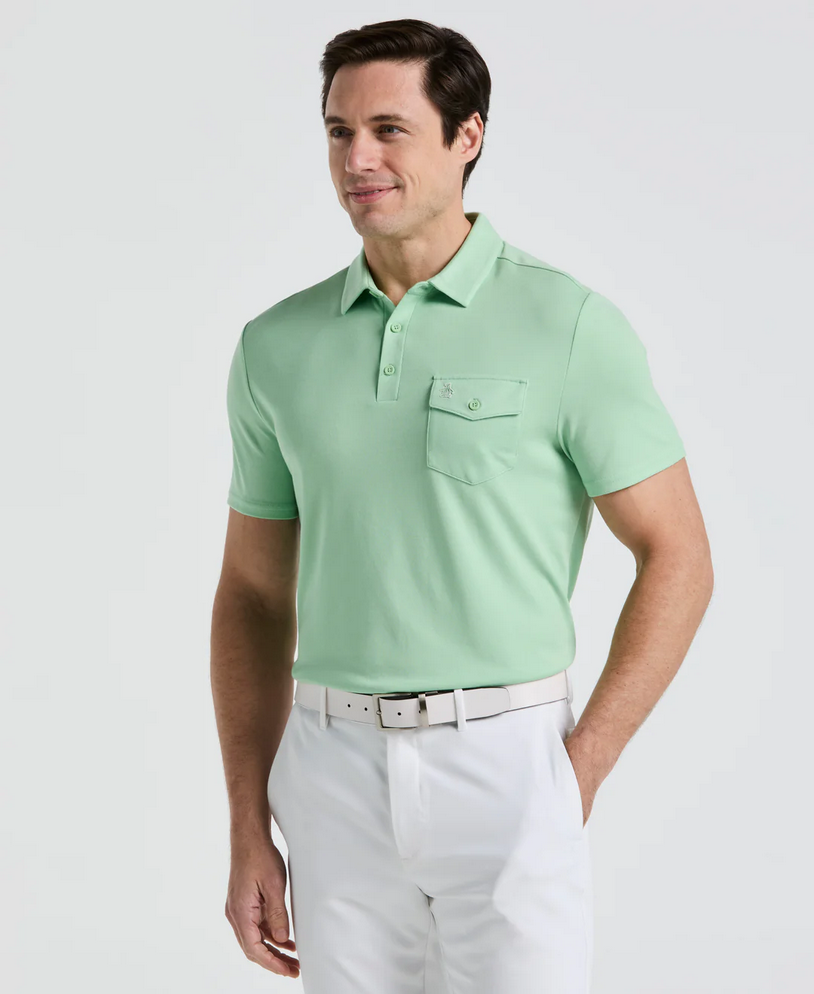 Fine Line "Pete's" Print Polo Style#OGKSF024