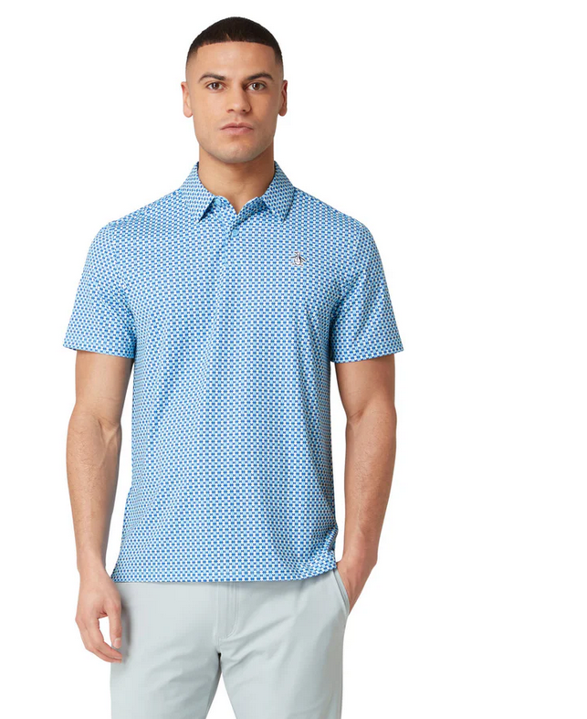 Pete's Bowtie Print Short Sleeve Polo Style#OGKSF031