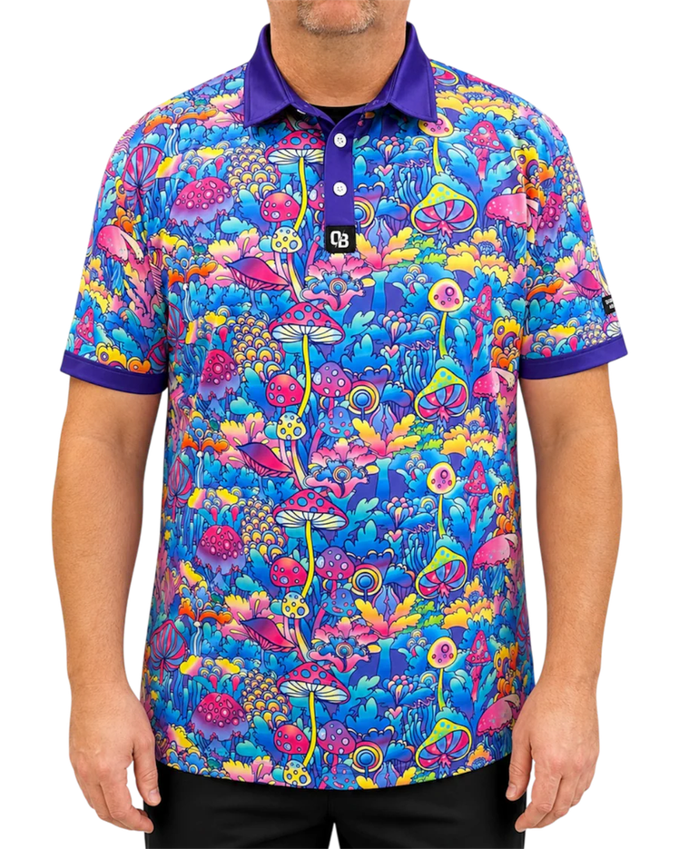 Trippy Mens Golf Polo
