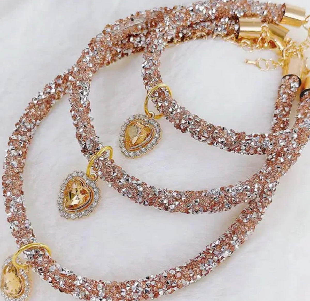 Darling Heart Dog Necklace | Luxury Dog Jewelry Accessory