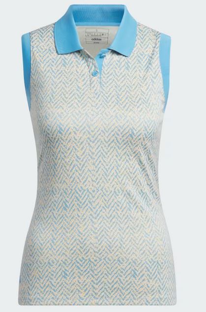 Ultimate C Ladies Jacquard Sleeveless Top