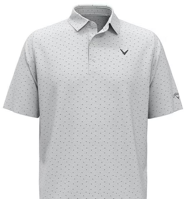 Callaway Mens Chevron Print Golf Polo CGKSD0H7