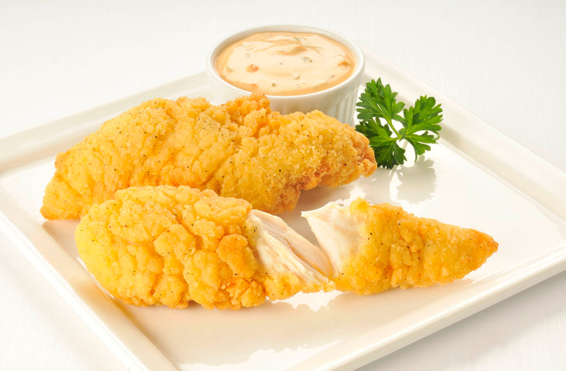 Chicken Fingers Breaded and Fully Cooked