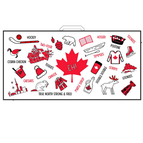 Canada Eh!  Microfiber Waffle Towel