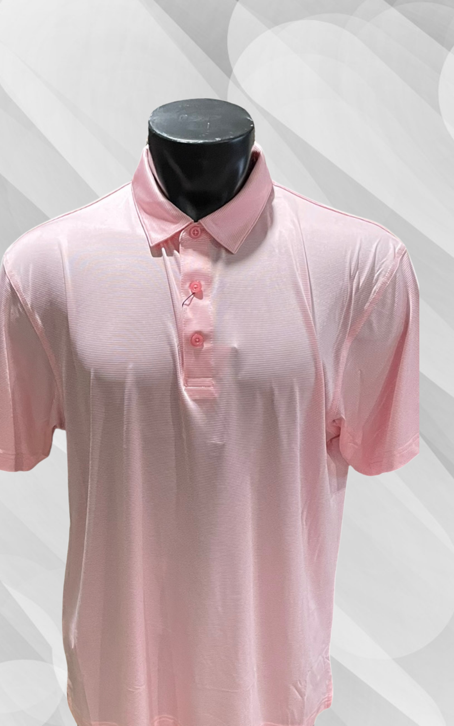 FINAL SALE - Callaway Mens Opti-Dri Mini Stripe Golf Polo #CGKS7086
