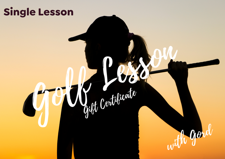 Lesson Gift Cards with Gord