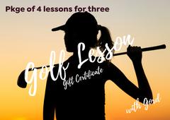 Lesson Gift Cards with Gord