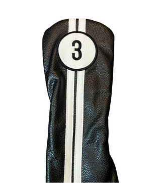 Pride Sports Head Cover Black/White