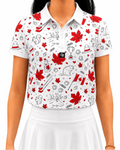 Oh Canada Ladies Golf Polo