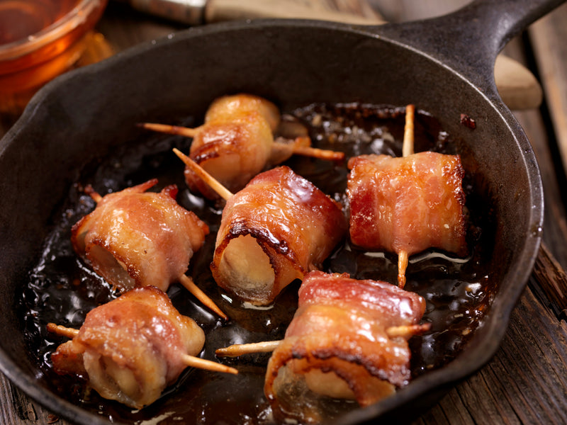Bacon Wrapped Scallops (90-115 pieces)
