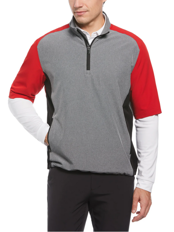 Half Zip Wind Short Sleeve Pullover
