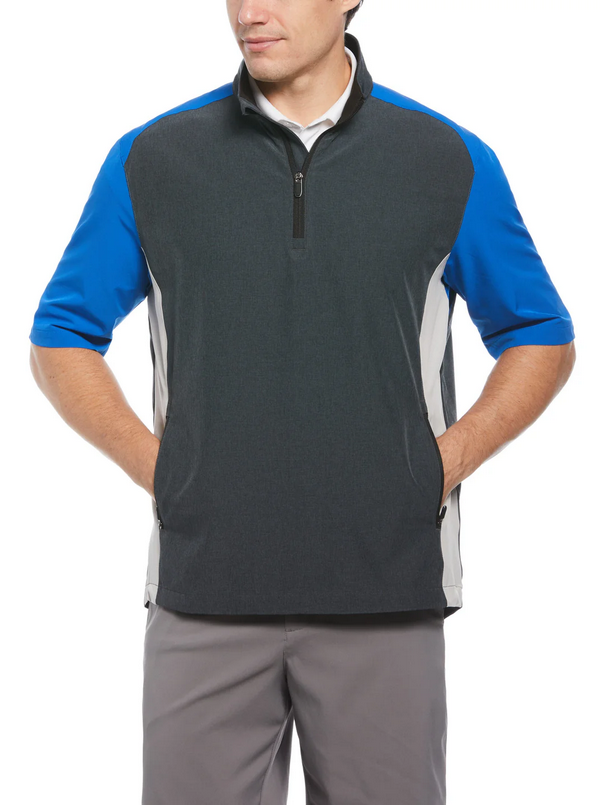 Half Zip Wind Short Sleeve Pullover