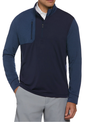Thermal Half Zip Long Sleeve Sweater   Style#CGKFD014