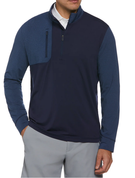Thermal Half Zip Long Sleeve Sweater