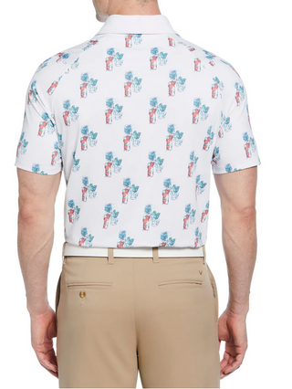 19th Hole Drink Print Polo  Style#CGKSF095