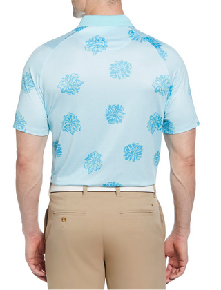 Bunker Floral Print Polo Style#CGKSF059