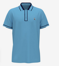 Ribbed "Earl" Block Polo
