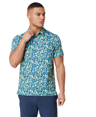 Coconut Caddy "Pete's" Print Polo    Style #OGKSF022