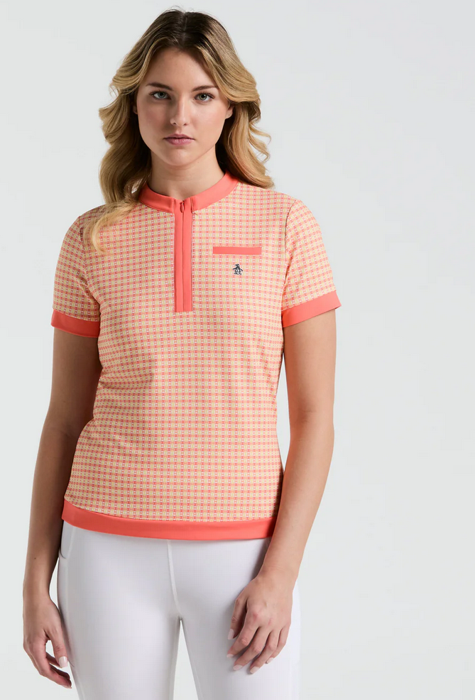 Pete's Bowtie Colour Block Short Sleeve Top    Style #OGKSF067