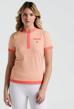 **Pete's Bowtie Colour Block Short Sleeve Top