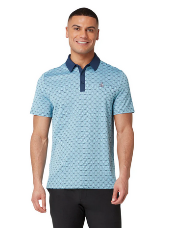 Bohemian Jacquard Short Sleeve Polo