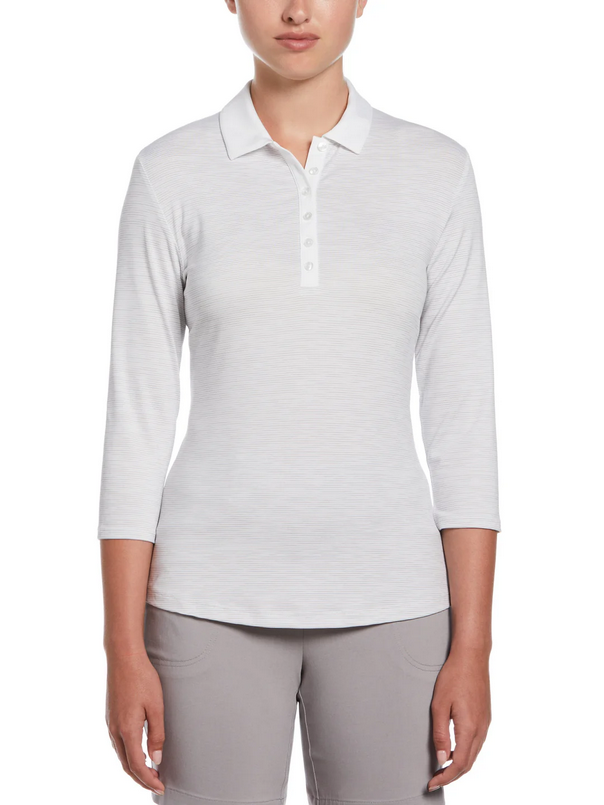 Swing Tech 3/4" Sleeve Space Dye Polo    Style #CGKFB0K1