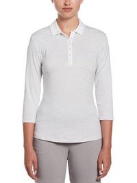 Swing Tech 3/4" Sleeve Space Dye Polo