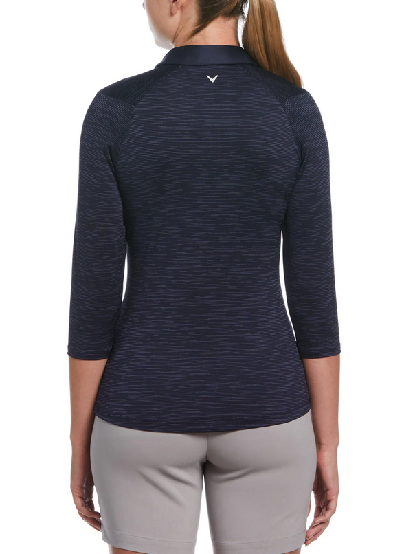 Swing Tech 3/4" Sleeve Space Dye Polo