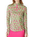 Floral Printed Long Sleeve Sun Protection Top