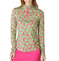 Floral Printed Long Sleeve Sun Protection Top