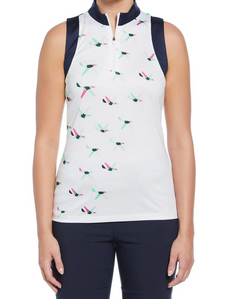 **Engineered Birdie Sleeveless Top