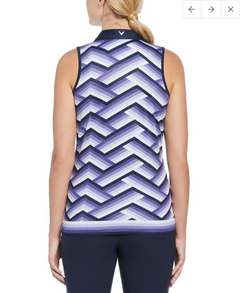 **Gradient Stripe Sleeveless Top