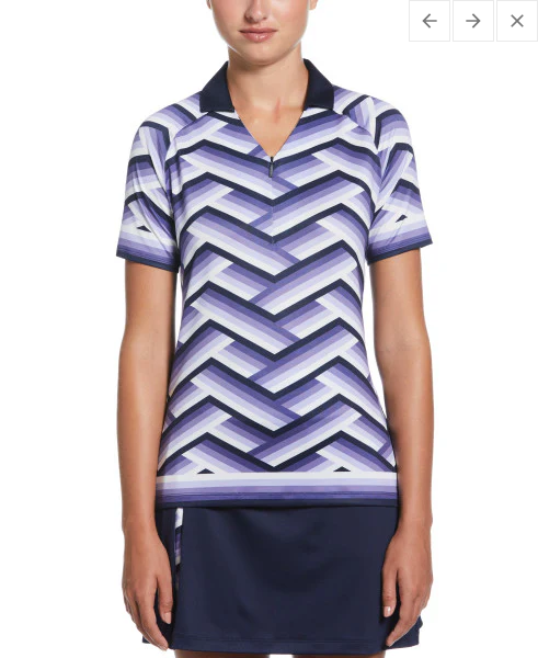 **Gradient Short Sleeve Top