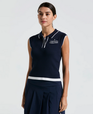Waist Length Sleeveless Sweater Top     Style #OGGSF068