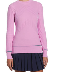 **Multi-Stitch Chevron Sweater