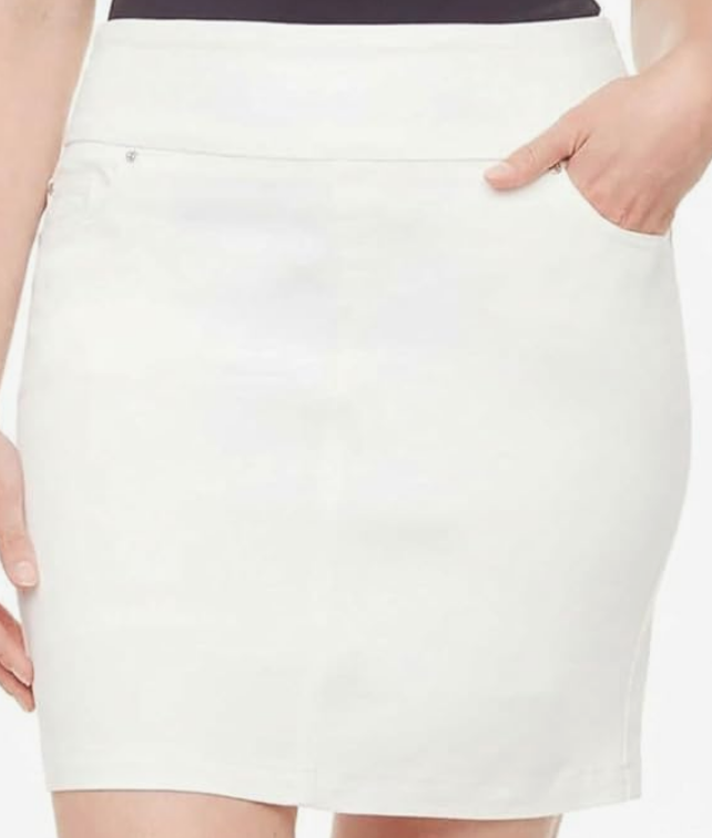 Pull On High Waisted Skort with Tummy Control