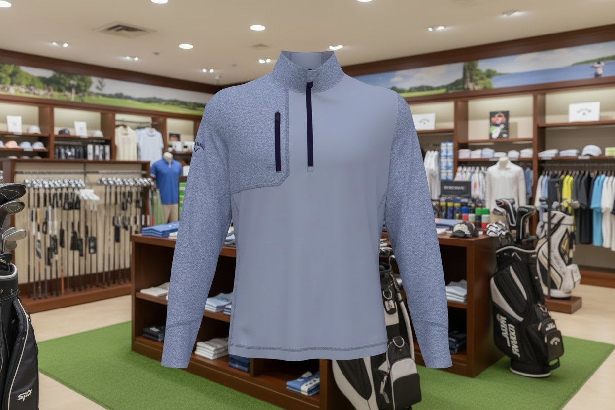 Callaway Mens Long Sleeve Thermal Half Zip #CGKFD014
