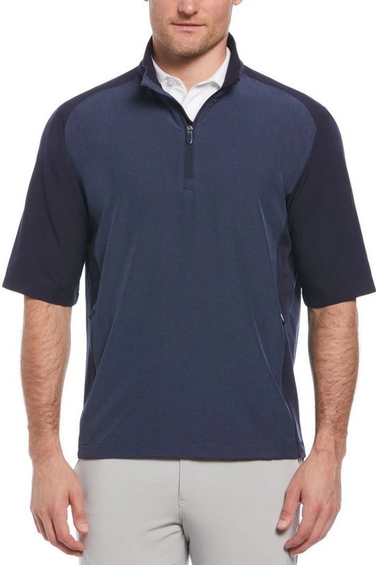 Half Zip Wind Short Sleeve Pullover