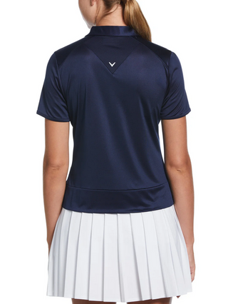 Waist Length Short Sleeve with Mesh Insert Top   Style #CGKSF131