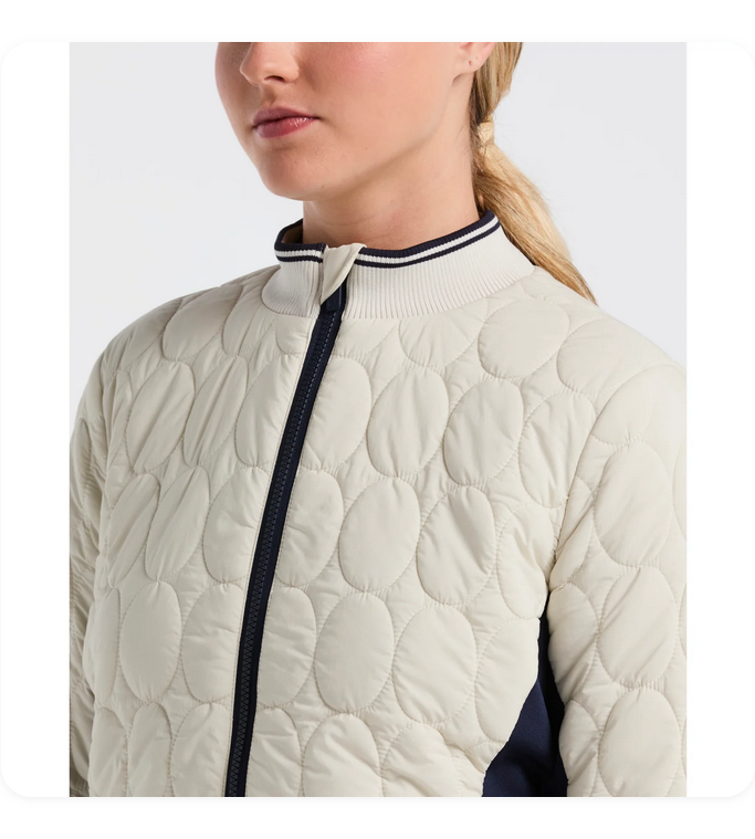 Quilted Golf Puffer Jacket