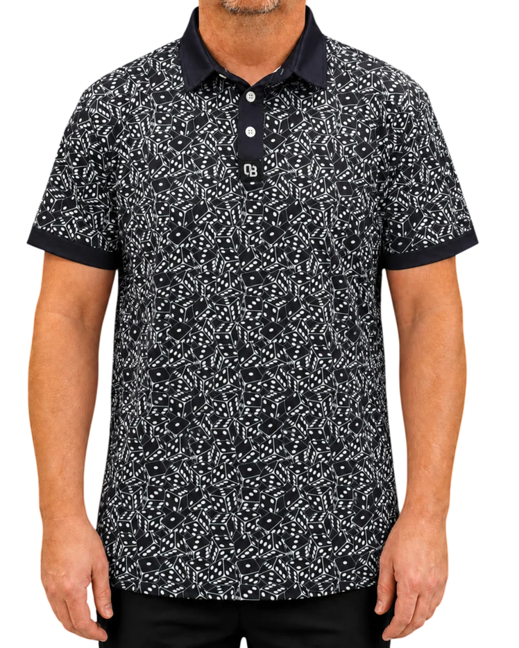 Snake Eyes Mens Golf Polo