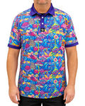 Trippy Mens Golf Polo