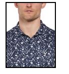 Callaway Mens Tropical Cocktail Print Golf Polo