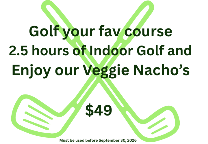 Indoor Golf Practice & Play Packages